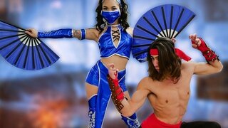 Avery Black - Sensual Kombat (Asian, Blowjob, Brunette, Natural TIts, Cosplay, All Sex)