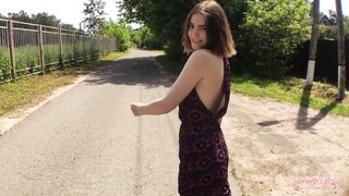 HE BROUGHT ME INTO THE FOREST TO JERK OFF AND CUM ON MY HAIR