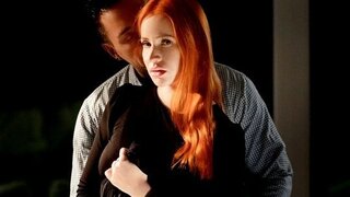 The red-haired chick liked that the date ended with sex